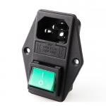 C14 AC power socket+Fuse+Switch